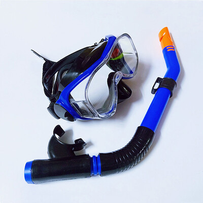 Set de snorkel profesional Mască completă Ochelari de scufundări Echipament Costum de mare adâncime Ochelari de scufundare uscati din sticlă securizată pentru adulți