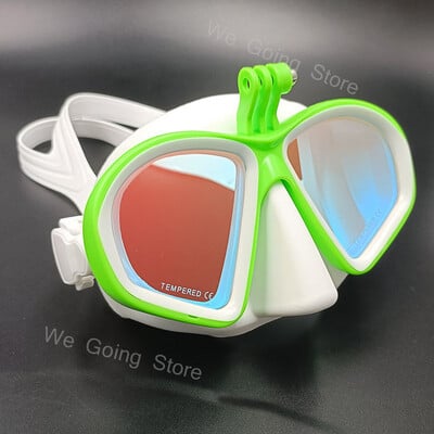 Profesionalna ronilačka maska s objektivom za ronjenje Set za ronjenje za odrasle, maska za podvodne naočale za ronjenje s nosačem za GoPro