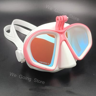 Profesionalna ronilačka maska s objektivom za ronjenje Set za ronjenje za odrasle, maska za podvodne naočale za ronjenje s nosačem za GoPro