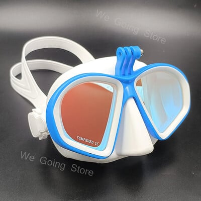 Profesionalna ronilačka maska s objektivom za ronjenje Set za ronjenje za odrasle, maska za podvodne naočale za ronjenje s nosačem za GoPro