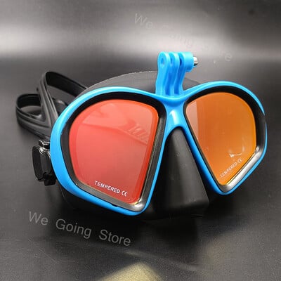 Profesionalna ronilačka maska s objektivom za ronjenje Set za ronjenje za odrasle, maska za podvodne naočale za ronjenje s nosačem za GoPro