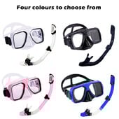 Ronilačke naočale protiv UV zračenja i zamagljivanja za odrasle s velikim lećama i inovativnim ventilom za sušenje, cijevi za disanje za udobno podvodno iskustvo