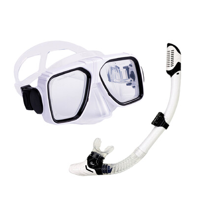 Ronilačke naočale protiv UV zračenja i zamagljivanja za odrasle s velikim lećama i inovativnim ventilom za sušenje, cijevi za disanje za udobno podvodno iskustvo