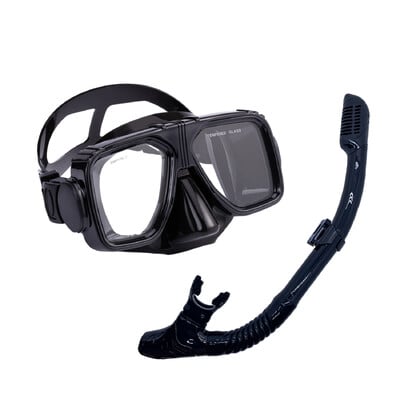 Ronilačke naočale protiv UV zračenja i zamagljivanja za odrasle s velikim lećama i inovativnim ventilom za sušenje, cijevi za disanje za udobno podvodno iskustvo