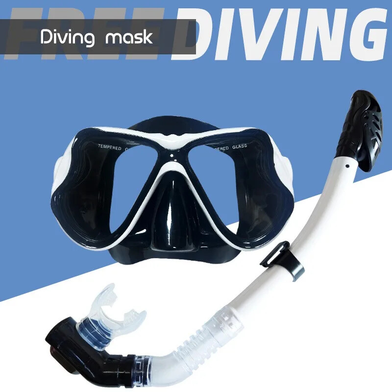 Komplet maski za ronjenje s disalicom i disalicom za besplatno ronjenje Maska s disalicom za ronjenje protiv zamagljivanja Naočale za plivanje Oprema za ronjenje s disalicom za odrasle Oprema za ronjenje s disalicom za panoramski pogled