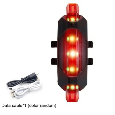 Bicikl Svjetlo za bicikl USB LED punjivi set MTB cestovni bicikl Prednje stražnje prednje svjetlo Svjetiljka Svjetiljka Svjetlo za bicikl Dodaci za biciklizam