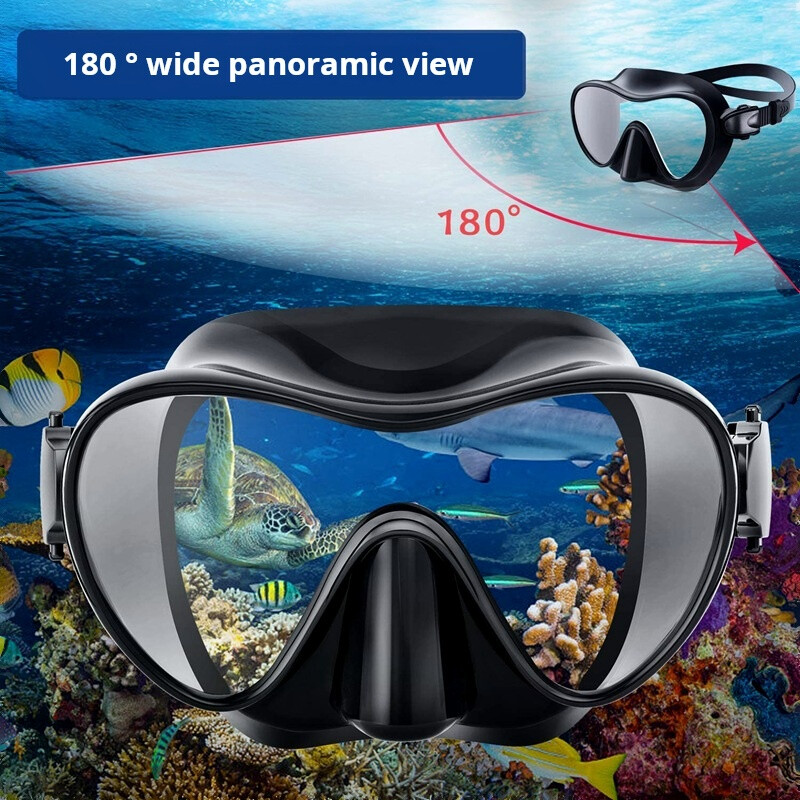 Ronilačke naočale s vidnim poljem od 180° Naočale za plivanje od tekućeg silikona otporne na magljenje i otporne na eksploziju