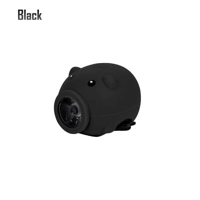 Slatka svjetiljka za upravljač bicikla 3 načina osvjetljenja Dječja crtana svinja USB Punjiva Vodootporna dodatna oprema Balans Dekoracija automobila