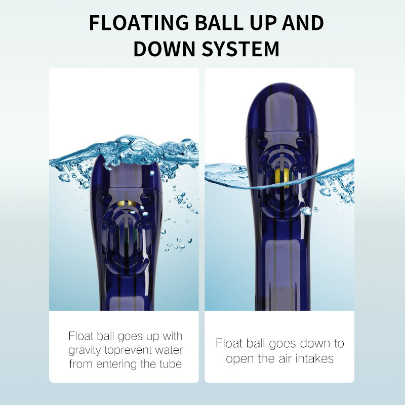 COPOZZ maska za ronjenje s punim licem, naočale protiv zamagljivanja s nosačem za kameru, podvodna široka maska za plivanje s disalicom za odrasle