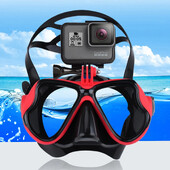 Masca subacvatica profesionala Camera de scufundare Masca de scufundare Ochelari de inot Snorkel Suport pentru camera de scufundare pentru GoPro