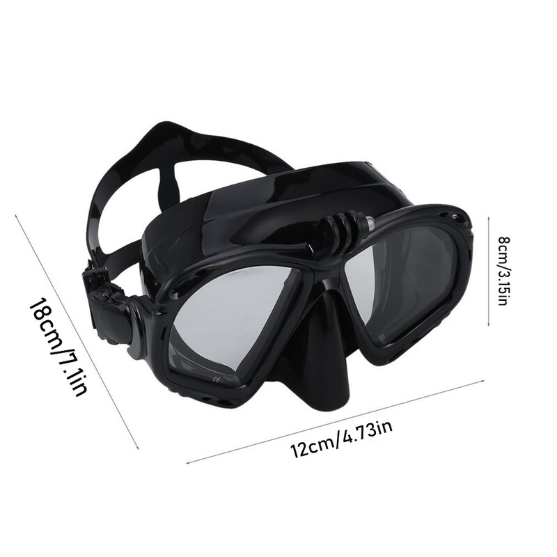 Masca subacvatica profesionala Camera de scufundare Masca de scufundare Ochelari de inot Snorkel Suport pentru camera de scufundare pentru GoPro