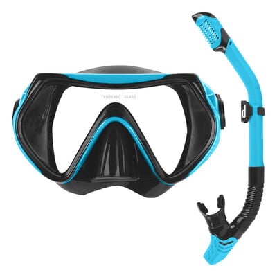 Komplet s disalicom, panoramska maska za disanje protiv magljenja i suha cijev za disanje protiv curenja. oprema za ronjenje za odrasle