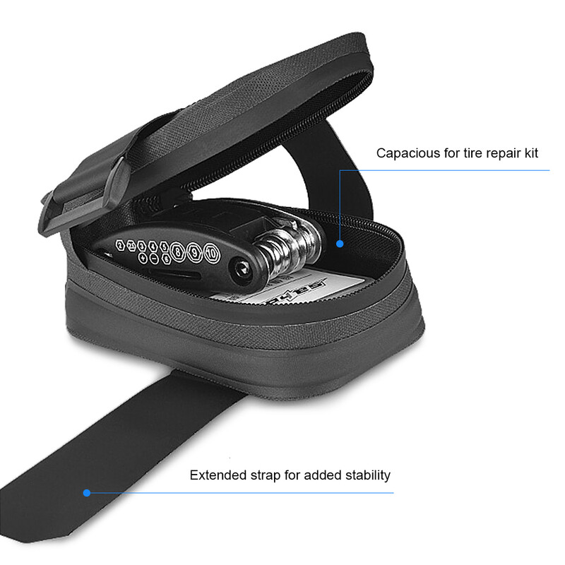 SAHOO torba za sjedalo bicikla Reflektirajuća biciklistička torba za stražnje sjedalo velikog kapaciteta Torba za stražnji dio MTB bicikla Torba za sjedalo Dodaci za bicikl