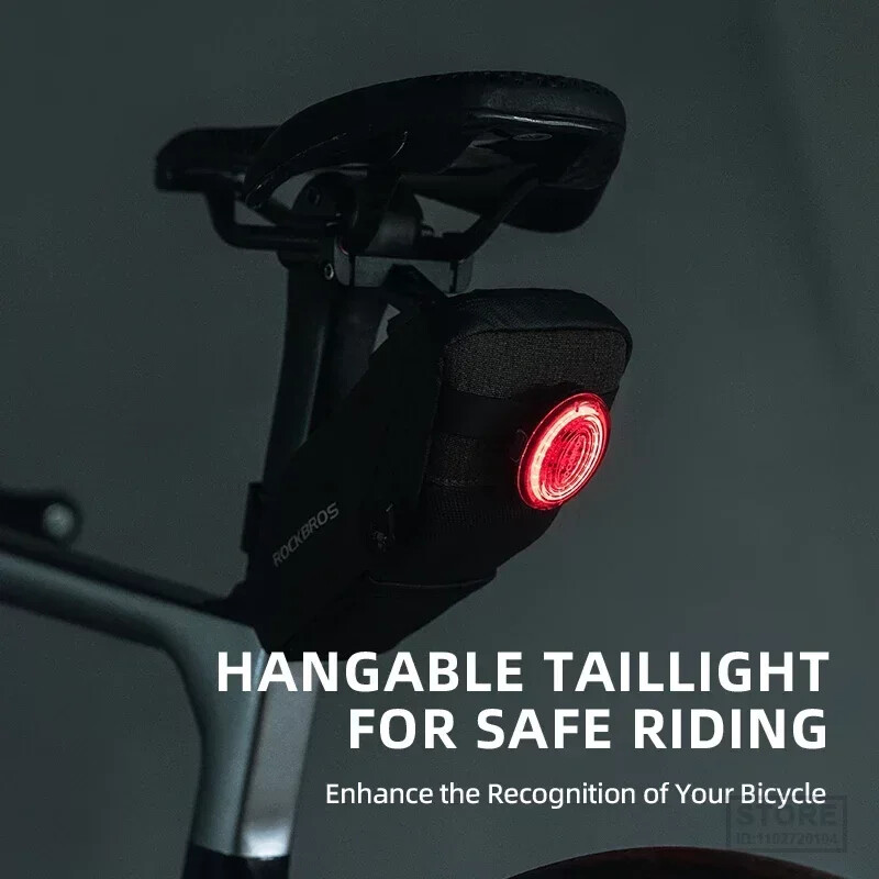 ROCKBROS torba za sjedalo bicikla, prijenosna vodootporna biciklistička sjedalica, torba za rep MTB cestovna torba za pohranu bicikla, ruksak s blatobranom