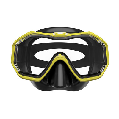 Maska za ronjenje s 3 prozora Panoramski široki pogled HD s tri leće, podesivo ronjenje s disalicom Plivanje Ronjenje za odrasle i djecu