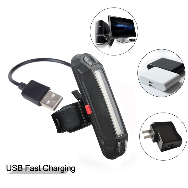 USB punjivo LED svjetlo za bicikl Stražnje stražnje svjetlo za bicikl MTB Sigurnosno upozorenje Lanterna za bicikle Dodaci za bicikl Lampa za bicikl