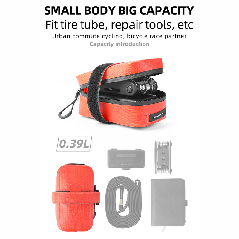 Rhinowalk torba za sjedalo bicikla Lagana i vodootporna torba za sjedalo bicikla ispod sjedala Torbica za biciklistički alat za brdski cestovni bicikl