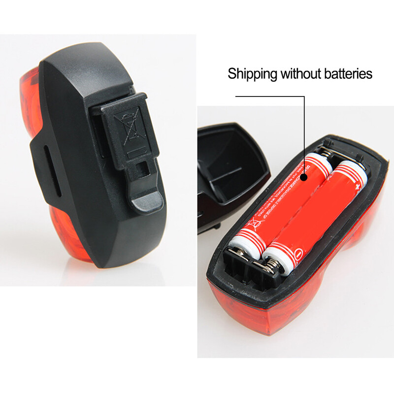 7CM*3.5CM*3CM Stražnje svjetlo za bicikle Brdski bicikl Crveno svjetlo Stražnje svjetlo Horizontalno ili okomito stražnje svjetlo Upozorenje za noćnu vožnju