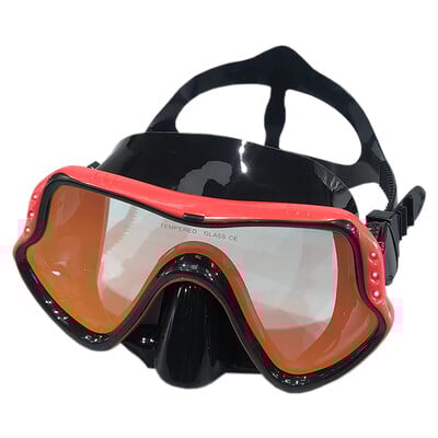 QYQ Maska za ronjenje Silikonske ronilačke naočale za plivanje Kaljeno staklo u boji široko vidno polje sprječava curenje za odrasle