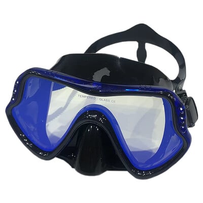 QYQ Maska za ronjenje Silikonske ronilačke naočale za plivanje Kaljeno staklo u boji široko vidno polje sprječava curenje za odrasle