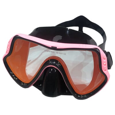 QYQ Maska za ronjenje Silikonske ronilačke naočale za plivanje Kaljeno staklo u boji široko vidno polje sprječava curenje za odrasle