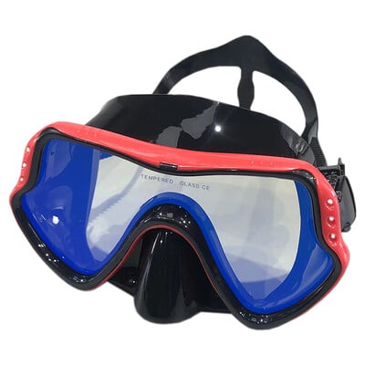 QYQ Maska za ronjenje Silikonske ronilačke naočale za plivanje Kaljeno staklo u boji široko vidno polje sprječava curenje za odrasle