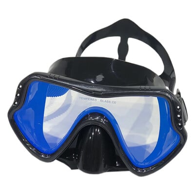 QYQ Maska za ronjenje Silikonske ronilačke naočale za plivanje Kaljeno staklo u boji široko vidno polje sprječava curenje za odrasle