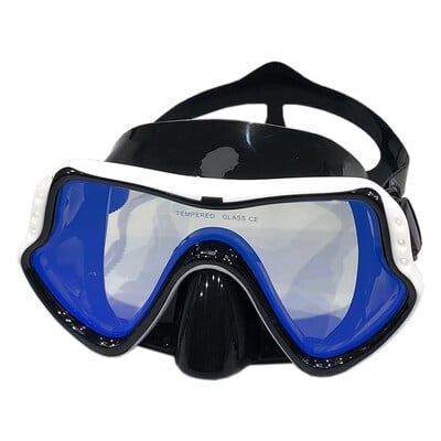 QYQ Maska za ronjenje Silikonske ronilačke naočale za plivanje Kaljeno staklo u boji široko vidno polje sprječava curenje za odrasle