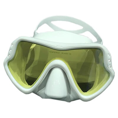 QYQ Maska za ronjenje Silikonske ronilačke naočale za plivanje Kaljeno staklo u boji široko vidno polje sprječava curenje za odrasle