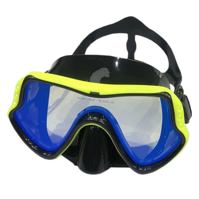 QYQ Maska za ronjenje Silikonske ronilačke naočale za plivanje Kaljeno staklo u boji široko vidno polje sprječava curenje za odrasle