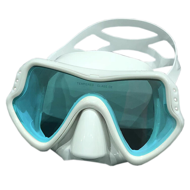 QYQ Maska za ronjenje Silikonske ronilačke naočale za plivanje Kaljeno staklo u boji široko vidno polje sprječava curenje za odrasle