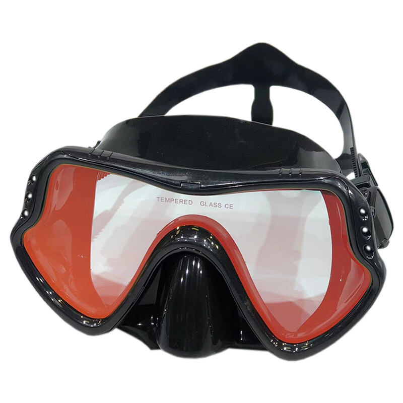 QYQ Maska za ronjenje Silikonske ronilačke naočale za plivanje Kaljeno staklo u boji široko vidno polje sprječava curenje za odrasle