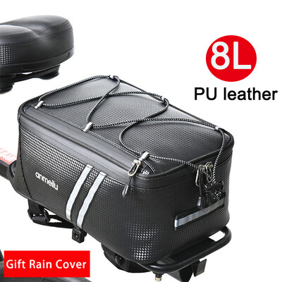 Daudzfunkcionāla velosipēda aizmugurējā sēdekļa soma 14L ūdensnecaurlaidīga velosipēda bagāžnieka bagāžnieka bagāžas soma.