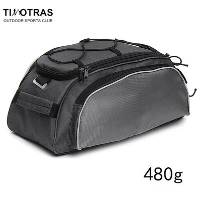 Daudzfunkcionāla velosipēda aizmugurējā sēdekļa soma 14L ūdensnecaurlaidīga velosipēda bagāžnieka bagāžnieka bagāžas soma.