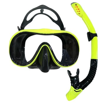 QYQ Professional Diving Mask and Swimming Easy Breath Tube Snorkel