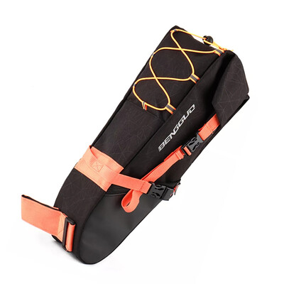 Torba za sedlo za bicikl Vodootporni MTB cestovni bicikl 10L velikog kapaciteta Biciklizam ispod torbe Sklopiva stražnja torba za vanjski dio Pribor za prtljažnik