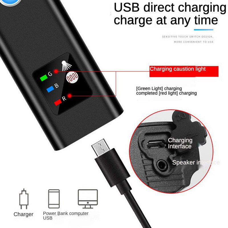 Svjetlo za trubu za bicikl Prednja rasvjeta za bicikl Lampe za bicikl s električnom sirenom 120DB Biciklistička svjetiljka za prednja svjetla za bicikl Zvono za bicikl