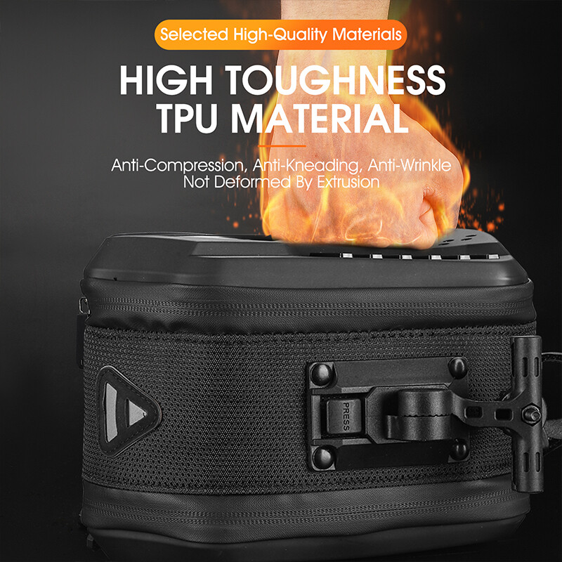 WEST BIKING Vodootporna torba za sedlo za bicikl Tvrdi TPU MTB cestovni bicikl ispod sjedala Stražnja torba za brzo otpuštanje bisaga Dodaci za bicikl