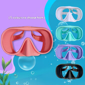 1 ΤΕΜ Σετ αναπνευστικών γυαλιών κατάδυσης, αντιομίχλης, αδιάβροχο, ασφαλές και περιποιητικό, παρέχοντας μια άνετη εμπειρία νερού