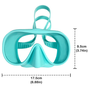 1 ΤΕΜ Σετ αναπνευστικών γυαλιών κατάδυσης, αντιομίχλης, αδιάβροχο, ασφαλές και περιποιητικό, παρέχοντας μια άνετη εμπειρία νερού