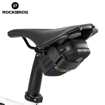 ROCKBROS Mini dviračio sėdynės krepšys 0,35 l mažas dviračio balnelio krepšys Ultralengvas dviračių uodegos krepšys Kelių dviračių įrankių krepšiai MTB priedai