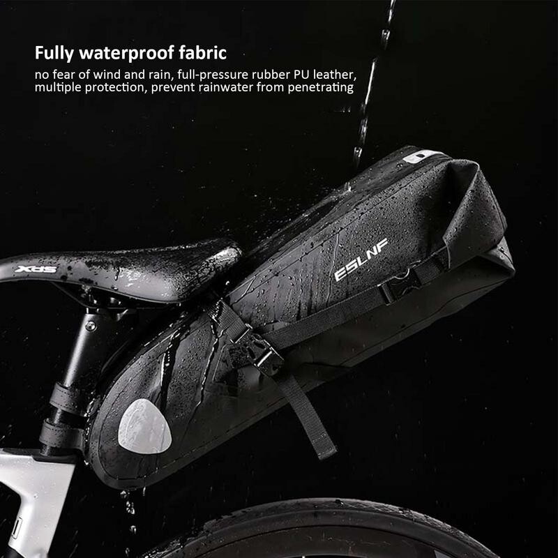 10L torba za sjedalo bicikla Vodootporna MTB torba za cestovni bicikl s dugim repom Reflektirajuća torba za stražnje sjedalo bicikla za biciklistički pribor