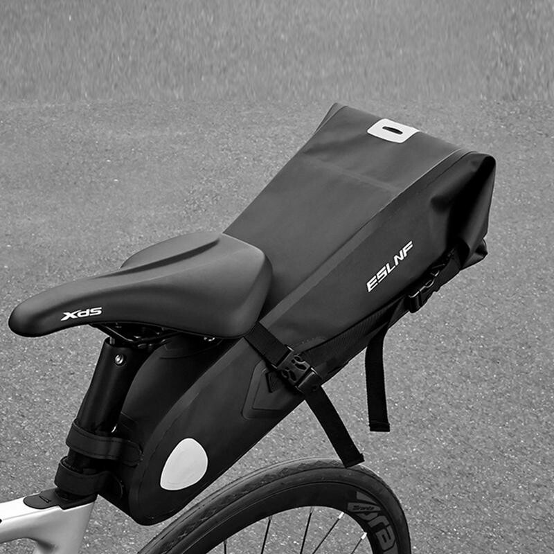 10L torba za sjedalo bicikla Vodootporna MTB torba za cestovni bicikl s dugim repom Reflektirajuća torba za stražnje sjedalo bicikla za biciklistički pribor