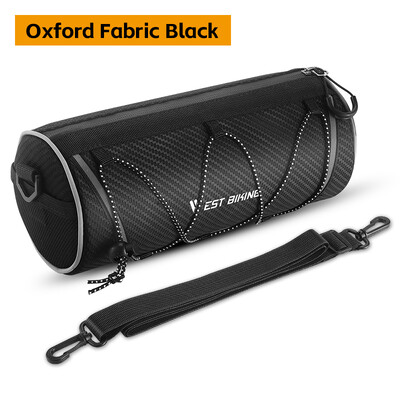 WEST BIKING Μπροστινή τσάντα ποδηλάτου Μεγάλης χωρητικότητας Αδιάβροχη τσάντα τιμονιού ποδηλασίας πολλαπλών λειτουργιών Road MTB Τσάντα σωλήνα πλαισίου ποδηλάτου
