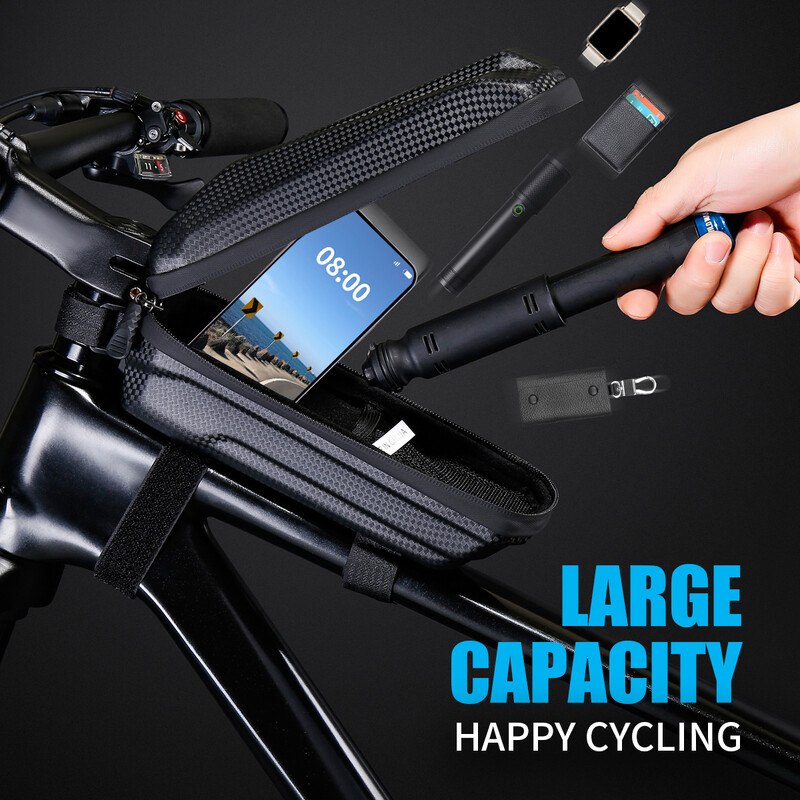 TAKEZERO EVA Hard Shell biciklistička torba za brdske i cestovne bicikle - torba za prednji nosač, vodootporna gornja torba, biciklistička oprema