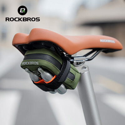 ROCKBROS Велосипедна чанта за седло Свръхлека преносима мини чанта Колоездене Съхранение на артикули Многофункционална чанта Седловидна чанта Аксесоари за велосипеди