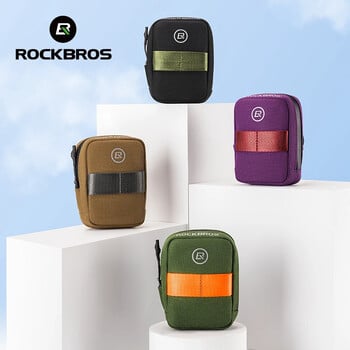 Τσάντα ποδηλασίας ROCKBROS 0,35L Mini Portable Bike Tail Bag MTB Mountain Road Bike Tool κιτ επισκευής Τσάντα Αξεσουάρ Τσάντα ποδηλάτου