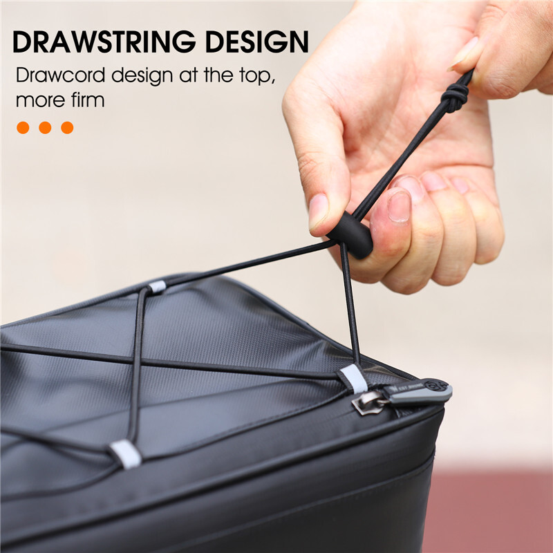 WEST BIKING 4L torba za bicikl Stražnja košara bicikla Vodootporna torba s kišnom navlakom Nosač za stražnje sjedalo Torba za sedlo Biciklistička prtljaga