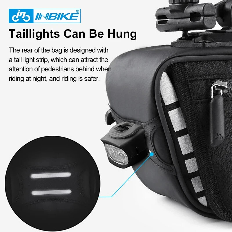 INBIKE Biciklistička torba za bicikl Reflektirajuća s obje strane Torba za bicikl Dodaci Vodootporna torba za bicikl Bicikl Podesiv od 180°