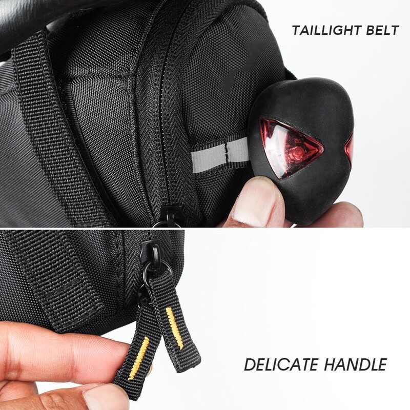 Mini poliestera materiāls Īpaši viegla velosipēda soma Velosipēda sēdekļa soma Mobilais telefons MTB kalnu šosejas velosipēdu somas Riteņbraukšanas piederumi